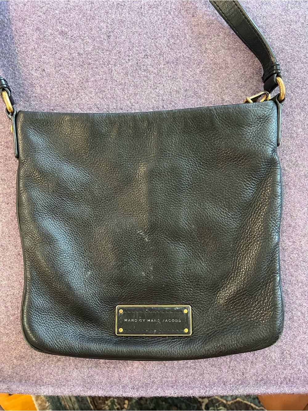Marc by Marc Jacobs Black Leather Crossbody Bag